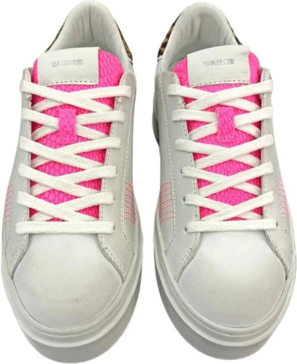 Crime London Modieuze Sneakers Wit Dames