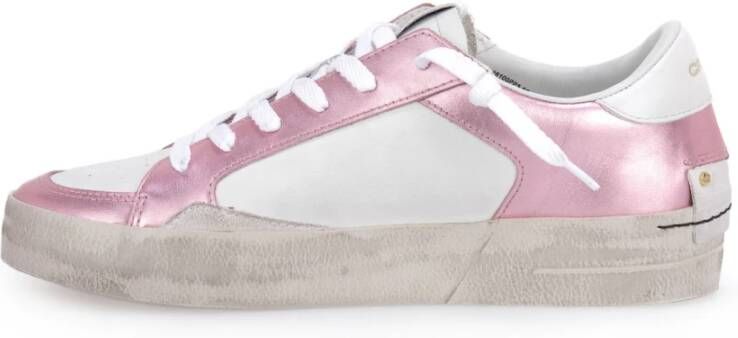 Crime London Casual stoffen sneakers Wit Dames