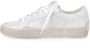 Crime London Witte Leren Sneakers met Bandzool White Heren - Thumbnail 4