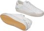 Crime London Witte Leren Sneakers met Off White Suède Details White Heren - Thumbnail 8