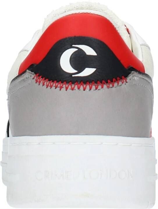 Crime London Sneakers Wit White Heren