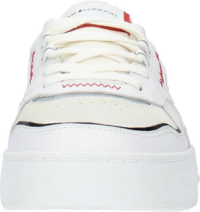 Crime London Sneakers Wit White Heren