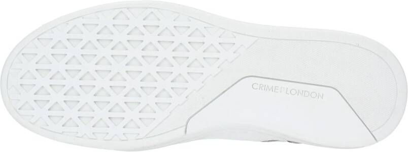 Crime London Sneakers Wit White Heren