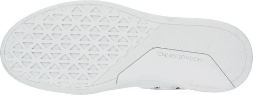 Crime London Sneakers Wit White Heren