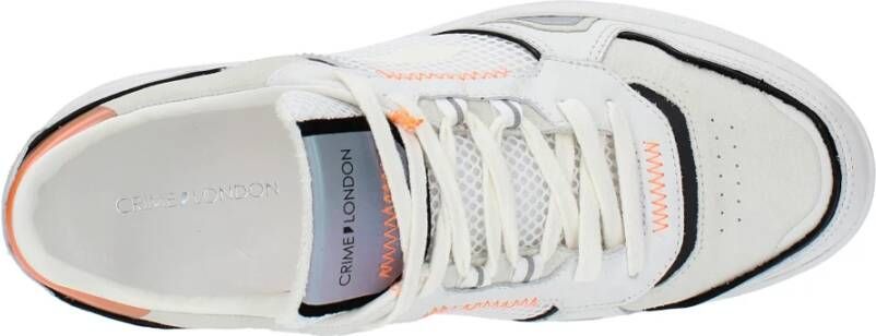 Crime London Sneakers Wit White Heren