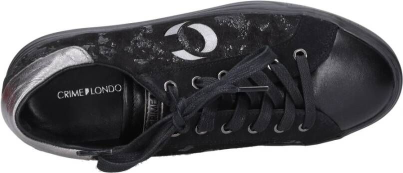 Crime London Sneakers Zwart Black Dames