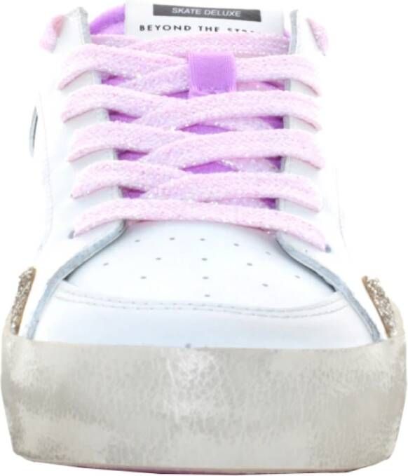 Crime London Stijlvolle lage sneakers White Dames