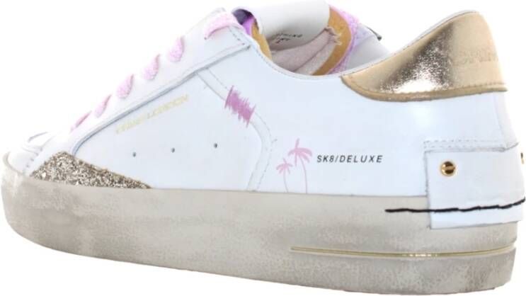 Crime London Stijlvolle lage sneakers White Dames