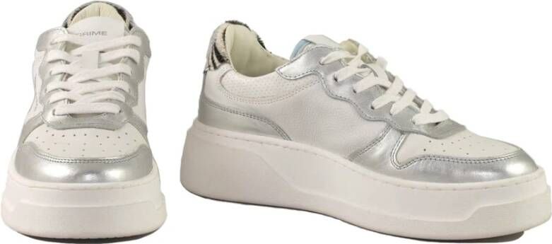 Crime London Stijlvolle Sneakers met Rubberen Zool White Dames