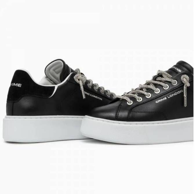 Crime London Stijlvolle Sneakers voor Mannen en Vrouwen Black Dames