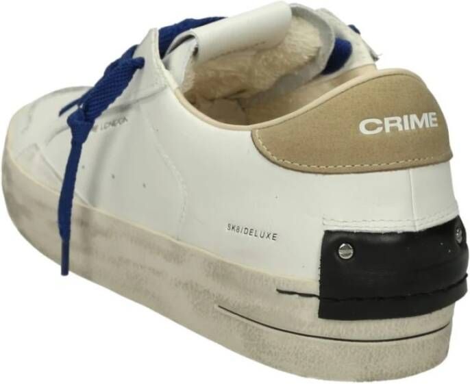 Crime London Stijlvolle Sneakers voor Mannen en Vrouwen White Heren