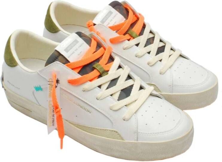 Crime London Stijlvolle Sneakers voor Stads Mode White Heren