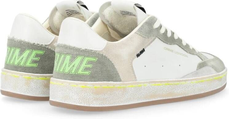 Crime London Witte Chelsea Sneakers White Heren