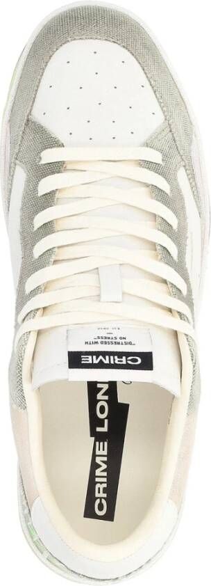 Crime London Witte Chelsea Sneakers White Heren