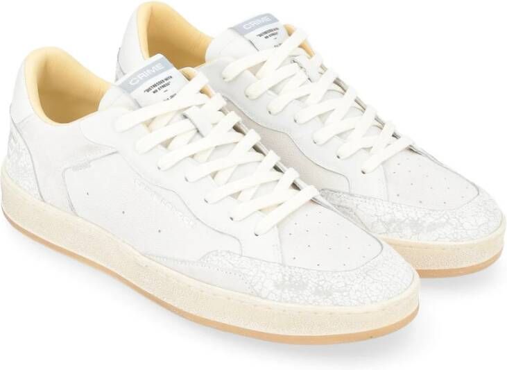 Crime London Witte Chelsea Sneakers White Heren