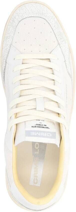 Crime London Witte Chelsea Sneakers White Heren