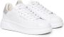 Crime London Witte Glitter Stud Leren Sneakers White Dames - Thumbnail 2