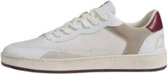 Crime London Witte leren lage sneakers White Heren