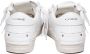 Crime London Witte Leren Sneakers met Bandzool White Dames - Thumbnail 3