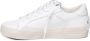 Crime London Witte Leren Sneakers met Bandzool White Dames - Thumbnail 4