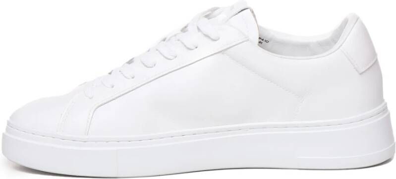 Crime London Witte Leren Sneakers met Logolabel White Heren