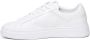 Crime London Witte Leren Sneakers met Logolabel White Heren - Thumbnail 4