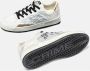 Crime London Witte leren sneakers met pailletten White Dames - Thumbnail 2