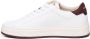 Crime London Witte Leren Sneakers met Stud Detail White Heren - Thumbnail 4