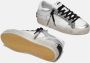 Crime London Witte Leren Sneakers Zilver Glitter Multicolor Dames - Thumbnail 4
