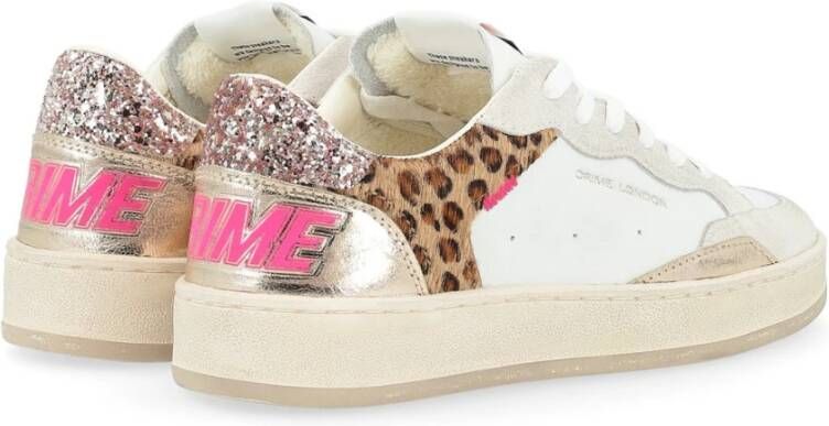 Crime London Witte leren Wild Safari sneakers Multicolor Dames