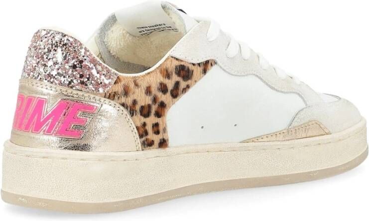 Crime London Witte leren Wild Safari sneakers Multicolor Dames