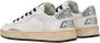 Crime London Witte Sneaker met Zilveren Glitterdetails White Dames - Thumbnail 3