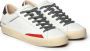 Crime London Witte Sneakers met Rode Details White Heren - Thumbnail 2