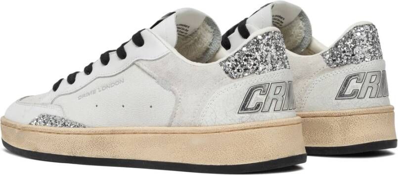 Crime London Witte Sneakers voor een stijlvolle look White Dames