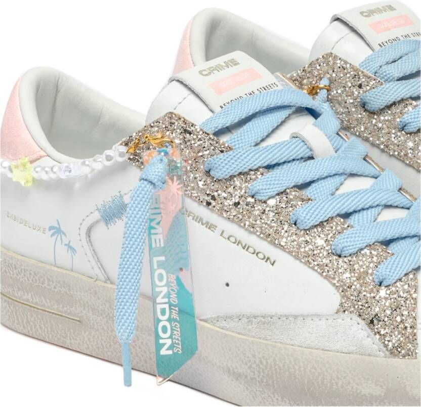 Crime London Witte Sneakers voor een stijlvolle look White Dames