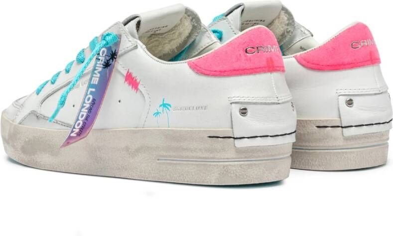 Crime London Witte Sneakers voor een stijlvolle look White Dames