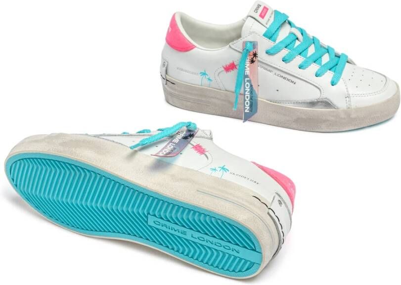 Crime London Witte Sneakers voor een stijlvolle look White Dames