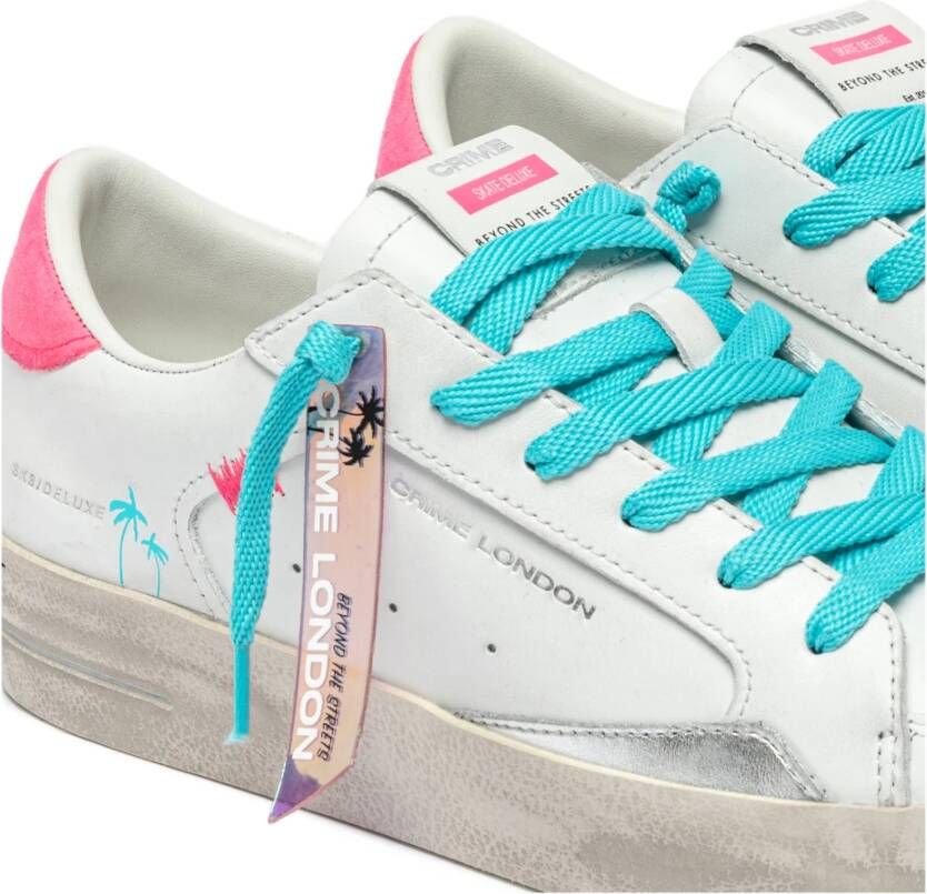 Crime London Witte Sneakers voor een stijlvolle look White Dames