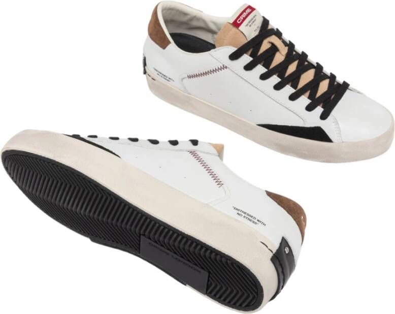 Crime London Witte Sneakers voor een stijlvolle look White Heren