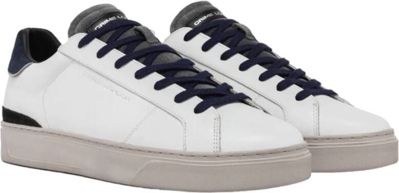 Crime London Witte Sneakers voor een stijlvolle look White Heren