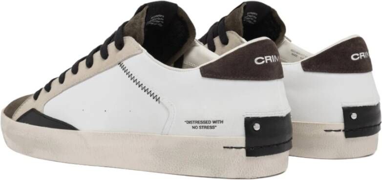 Crime London Witte Sneakers voor een stijlvolle look White Heren