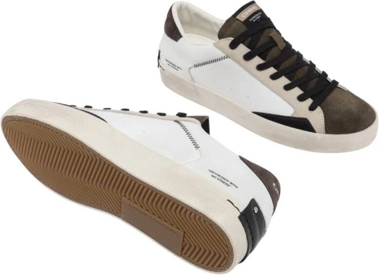 Crime London Witte Sneakers voor een stijlvolle look White Heren