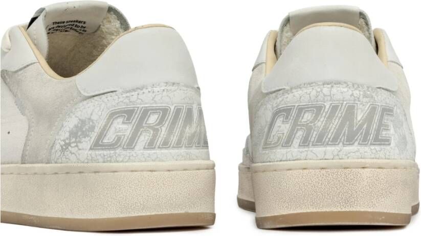 Crime London Witte Sneakers voor een stijlvolle look White Heren