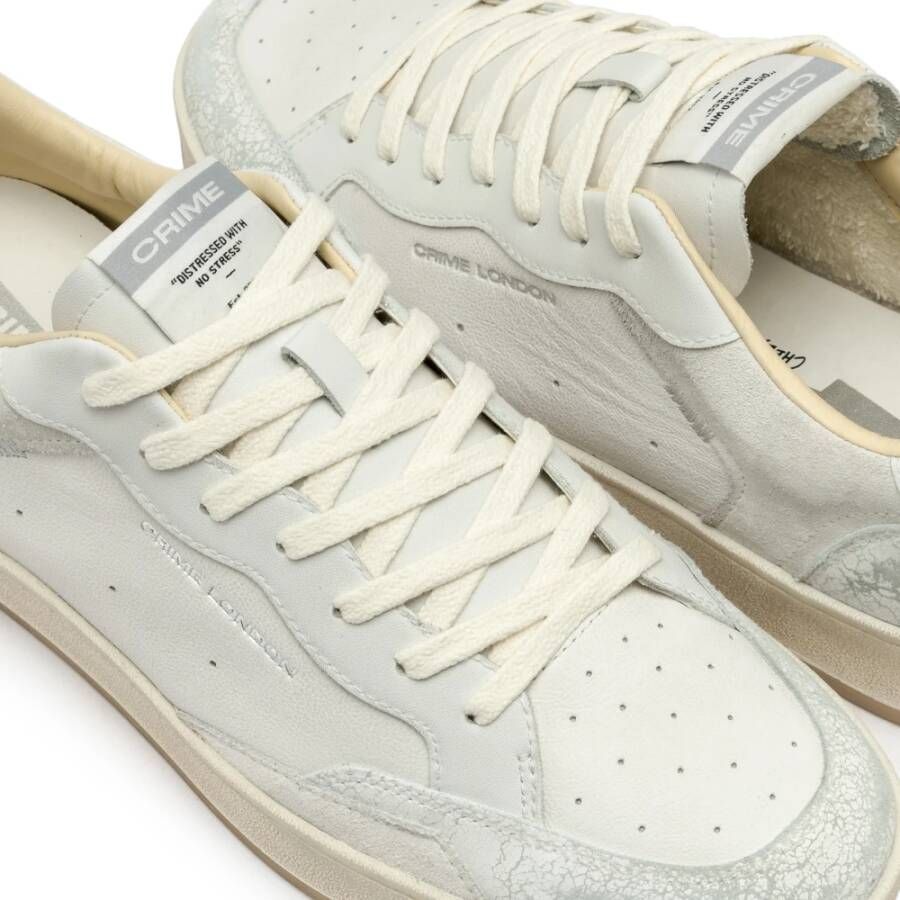 Crime London Witte Sneakers voor een stijlvolle look White Heren