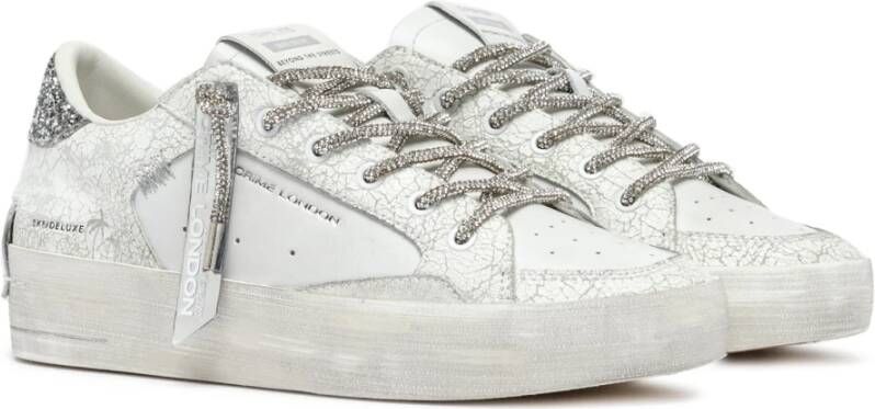 Crime London Witte Sneakers voor Stedelijke Stijl White Dames