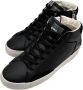 Crime London Zwarte Distressed Mid Top Sneakers Black Heren - Thumbnail 3