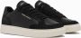 Crime London Zwarte leren Eclipse Sneakers Black Heren - Thumbnail 1