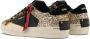 Crime London Zwarte leren sneaker met gouden glitter Black Dames - Thumbnail 3