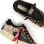 Crime London Zwarte leren sneaker met gouden glitter Black Dames - Thumbnail 5