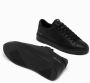 Crime London Zwarte Leren Sneakers Hoge Kwaliteit Black Heren - Thumbnail 5